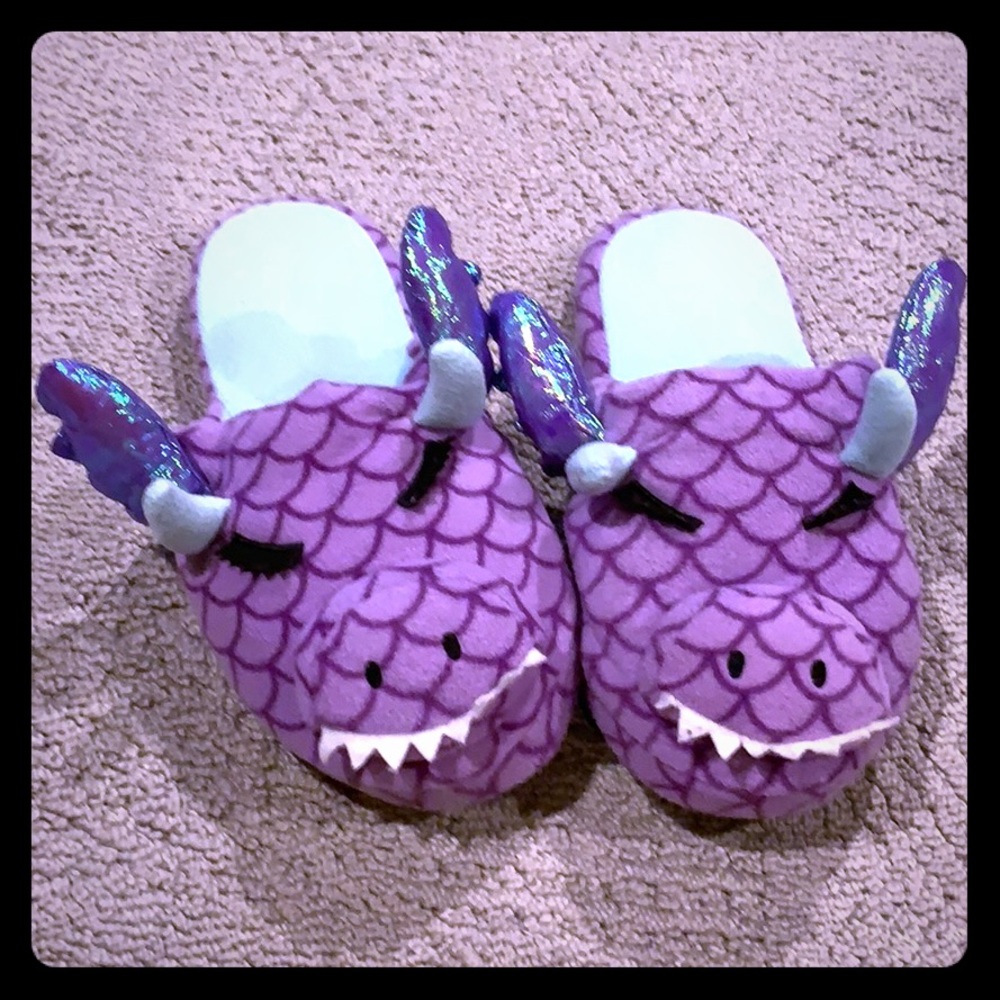 cute dragon slippers/house shoes